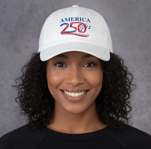 250th Anniversary Cap - White
