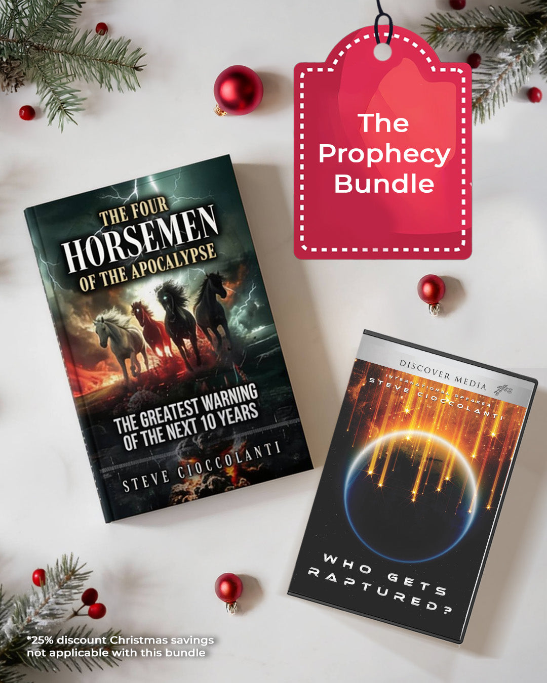 Special Prophecy Bundle: The Four Horsemen of the Apocalypse: The Greatest Warning of the Next 10 Years + Who Gets Raptured Digital Stream