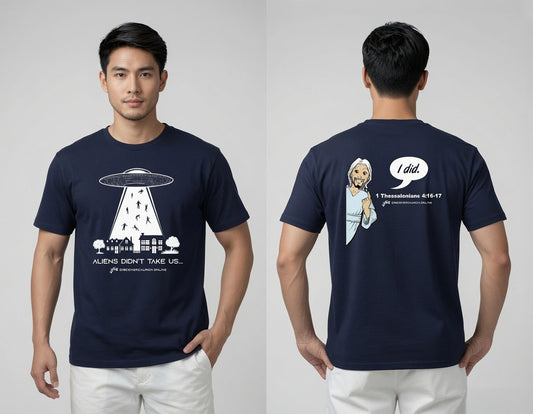 UFO Disclosure Coming - Get Ready, Tell the Truth About Aliens! Dark Blue Navy T-Shirt